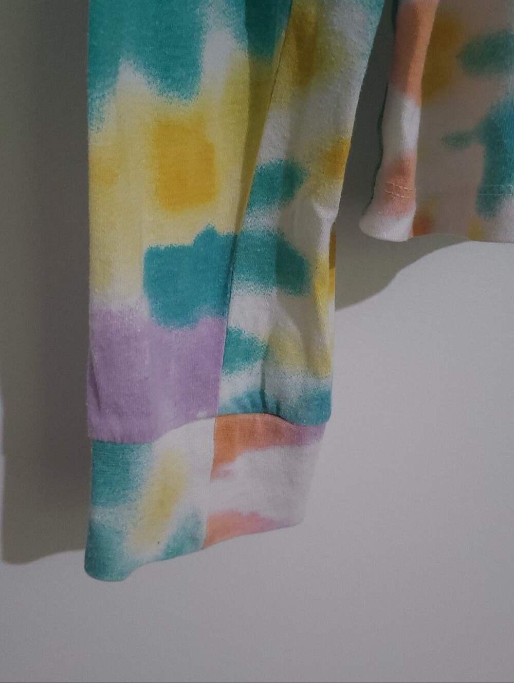 Disney Mickey Mouse Tie Dye Cropped Long Sleeve Size L - Picture 3 of 5